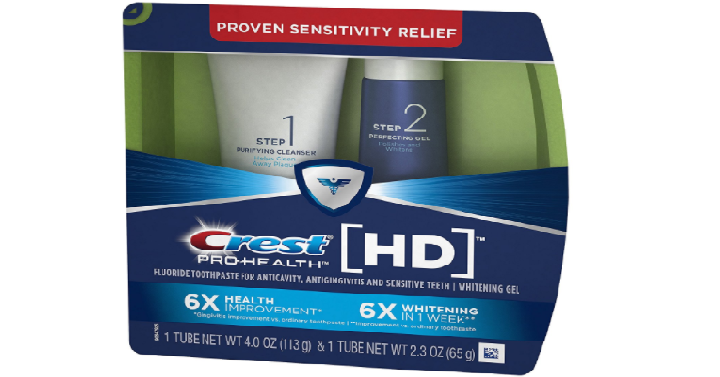 Crest Pro-Health HD Toothpaste Whitening Daily Two-Step System Only $7.37! (Reg. $14.99)