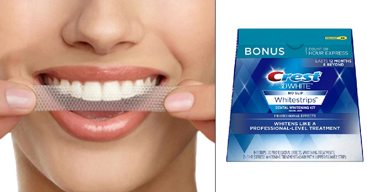 Crest 3D White Professional Effects Whitestrips Kit, 22 Treatments Only $28.99 Shipped! (Reg. $44)