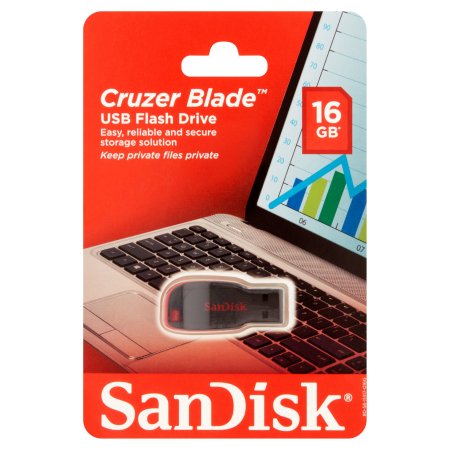 SanDisk Cruzer Blade 16GB USB Flash Drive Only $3.99!