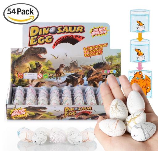 Magic Hatching Growing Dinosaur Egg (54 Count) – Only $17.98!