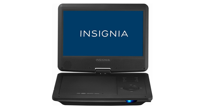 Insignia 10″ Portable DVD Player with Swivel Screen – Just $49.99!