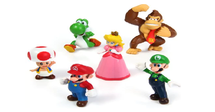 Mini Super Mario Bros 4 Action Figures (6 Piece) Only $5.79 Shipped!