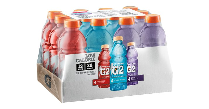 Gatorade G2 Thirst Quencher Variety Pack, 20 Ounce Bottles – Pack of 12 – Just $8.34!