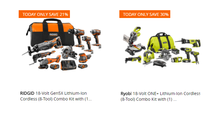 Home Depot: Save up to 40% off Select Power Tools & Tool Sets! Today, Feb. 12th Only!