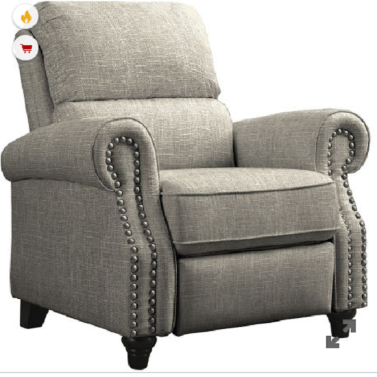 Highly Rated! Anna Push Back Recliner Only $211.65 Shipped! (Reg. $645!)
