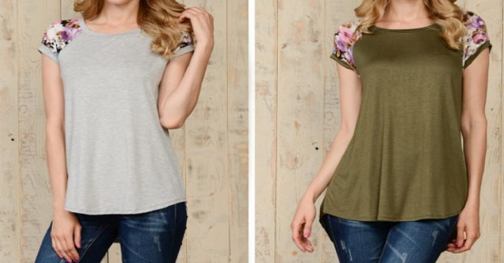 Short Sleeve Floral Tunics for Just $12.99 (Reg. $35)