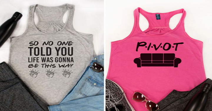 Today Only: Friends Tank Tops Available in 3 Styles- Just $13.99!