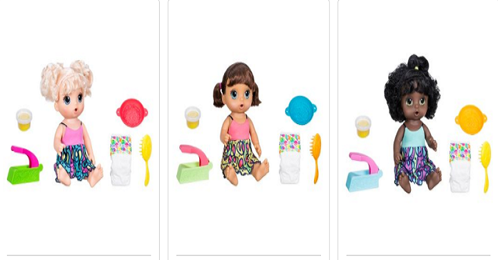 Baby Alive Super Snacks Snackin’ Noodles Baby Doll Only $19.99! (Reg. $40)