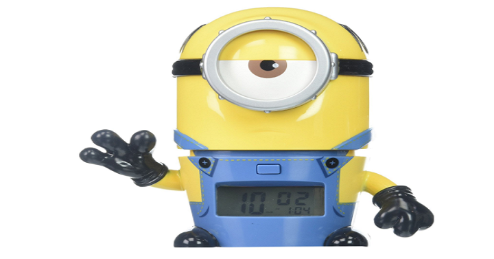 Despicable Me 3 Minions Night Light Alarm Clock with Character Sounds Just $12.39! (Reg. $25)