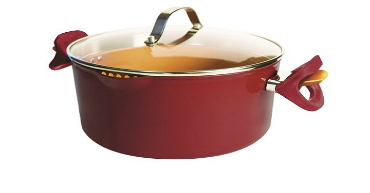 Red Copper Pasta Pot for Just $15! (Reg. $30)
