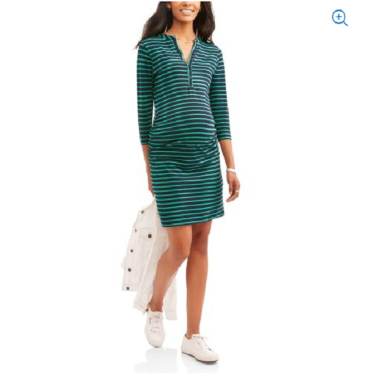 Oh! Mamma Maternity Henley Dress for Only $5.99!