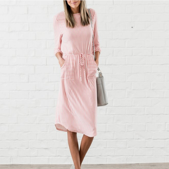 Jane: Striped Dress Collection in 2 Styles Just $22.99!