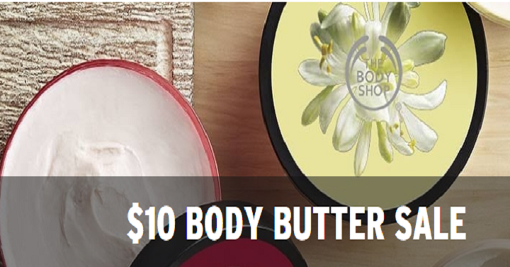 The Body Shop Body Butters are Just $10!