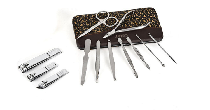 Cater Manicure & Pedicure 12 Piece Set with Travel Case Only $5.38! (Reg. $26)