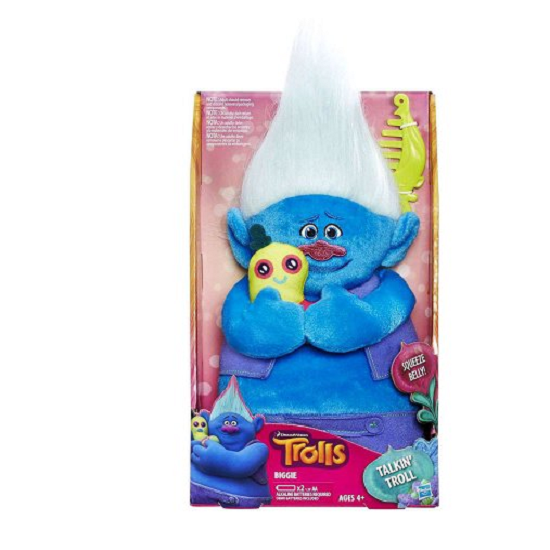 DreamWorks Trolls Biggie Talkin’ Troll Plush Doll Only $7.83! (Reg. $20)