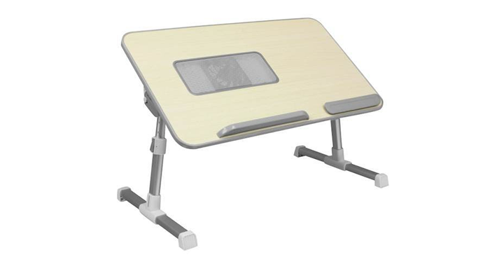 Aluratek Adjustable Ergonomic Laptop Cooling Table with Fan – Just $19.99!