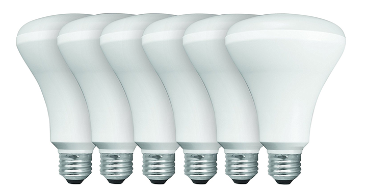 65 Watt Equivalent Soft White Flood Light LED Bulb – 6 Pack – $25.70!