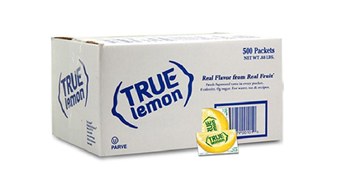 True Lemon Bulk Pack, 500 Count Only $12.62! That’s Only $0.03 Each!