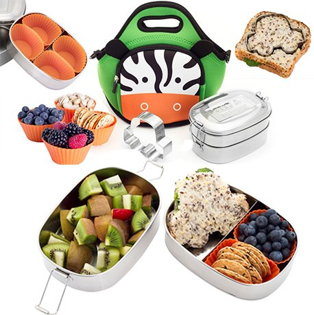 Kids Seed & Sprout Stacker Stainless Steel Container with Carry Case Only $9.95!