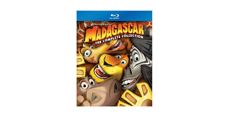 Madagascar: The Complete Collection 3 Discs on Blu-ray – Just $12.99!