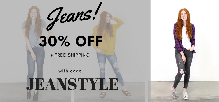 Style Steals at Cents of Style! CUTE Jeans – 30% Off! FREE SHIPPING!