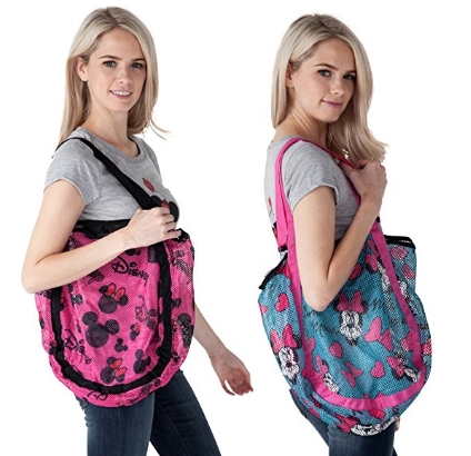 Disney Mickey and Minnie Mouse Mesh Hobo Beach Tote – Only $9.99 for TWO Totes!
