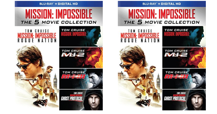 Mission: Impossible: The 5 Movie Collection Only $19.99! (Reg. $39.99)