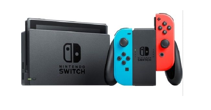 Nintendo Switch with Neon Blue and Neon Red Joy-Con Only $289.99 Shipped!