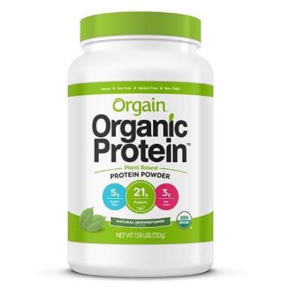 Orgain Organic Plant Based Protein Powder, 1.59 Lbs. – Only $16.49!