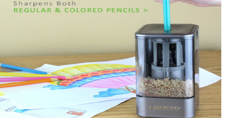 Electric Pencil Sharpener with Automatic Smart Sensor Only $11.95! (Reg. $22) Great Reviews!