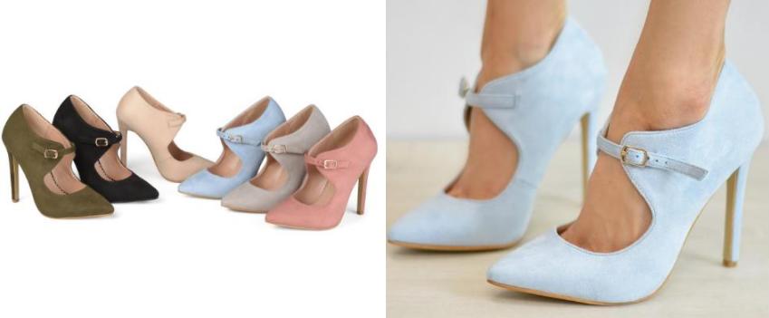 Cut-out Pointed Toe Heels – Only $20.99!
