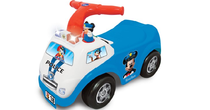 Kiddieland Disney Mickey Mouse Police Drive Along Ride-On Only $15! (Reg. $29)