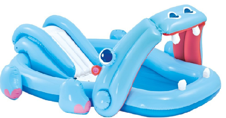 Intex Hippo Play Center with Built-in Slide Only $12.56! (Reg. $24.99)
