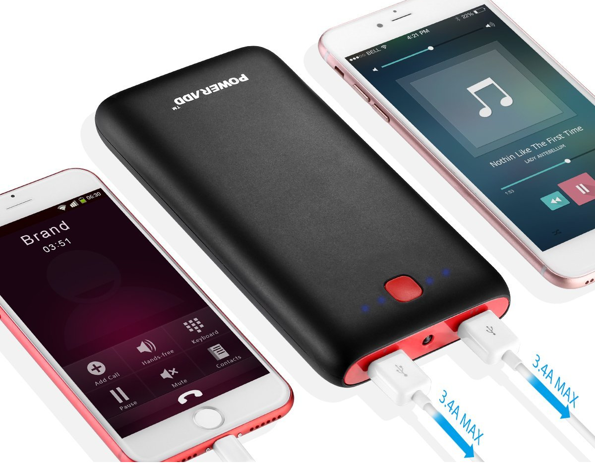 Poweradd Power Bank with LED Flashlight Only $16.49! (Reg $49.99)