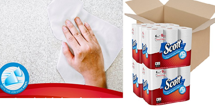 Scott Choose-A-Sheet Mega Roll Paper Towels Only $17.39 Shipped! That’s Only $0.48 Per Regular Roll= Stock up Price!