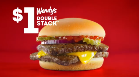 Wendy’s Double Stack Burgers Are Only $1 TODAY ONLY!
