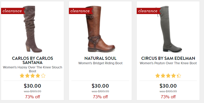 Discount Famous Footwear Gift Card + HUGE Savings on Boots and Booties!!