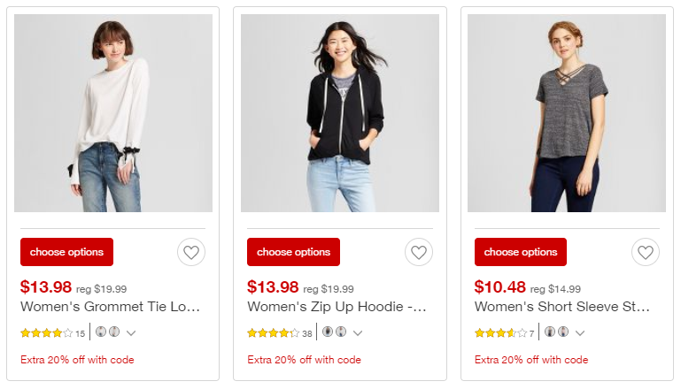 EXTRA 20% Off Clearance Clothing at Target!