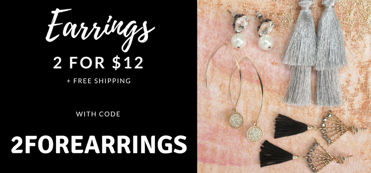 Cents of Style – 2 For Tuesday – CUTE Earrings 2 for $12! FREE SHIPPING!