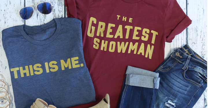 Hurry! The Greatest Showman and This is Me Tees from Jane – Just $13.99! They’re back!