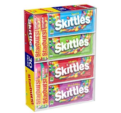 Skittles Starburst, Fruity Candy Variety Box, 30 Single Packs – Only $14.58!