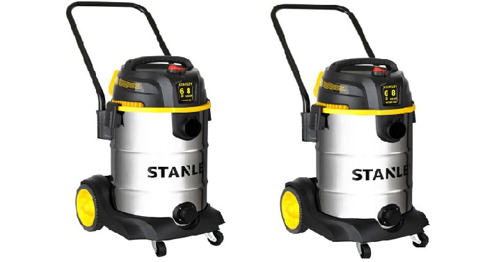 Stanley 8 Gallon Stainless Steel Wet Dry Vac Only $35.63 Shipped! (Reg. $79)