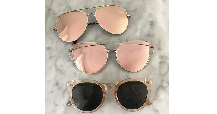 Rose Gold Sunglasses from Jane – Just $8.99!