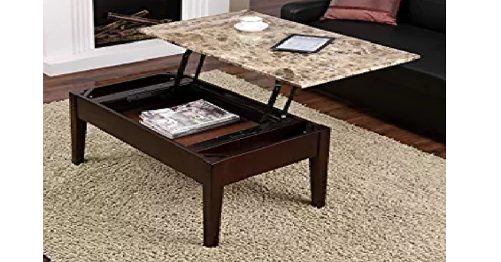 Dorel Living Faux Marble Lift Top Coffee Table Only $77.34 Shipped! (Reg. $135)