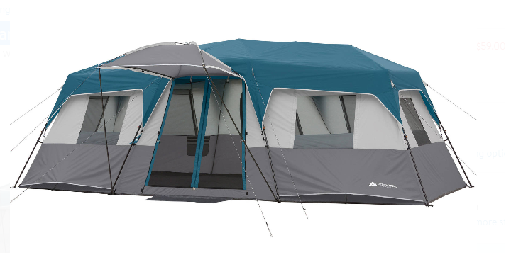 Ozark Trail 20′ x 10′ x 80″ Instant Cabin Tent, Sleeps 12 Only $139 Shipped! (Reg. $198)