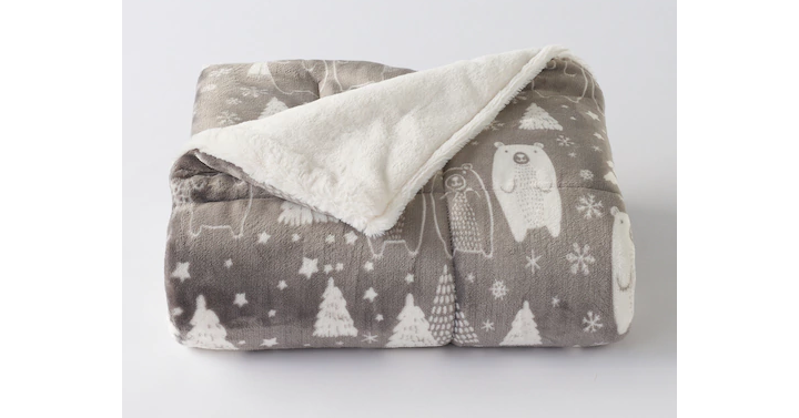 LAST DAY!!! Kohl’s 30% Off! Spend Kohl’s Cash! Stack Codes! FREE Shipping! Cuddl Duds Cozy Soft Throw – Just $16.79!