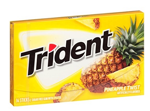 Trident Sugar Free Gum, Pineapple Twist (12 Count) – Only $6.94!