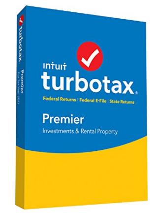 TurboTax Premier Tax Software 2017 Fed + Efile + State PC/MAC Disc – Only $54.86 Shipped!