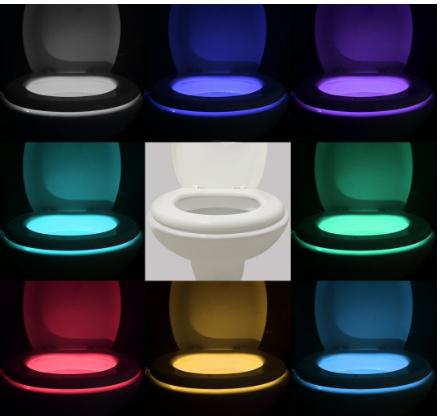 Vintar 16-Color Motion Sensor LED Toilet Night Light – Only $12.99!