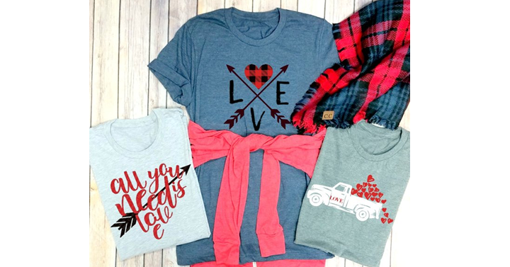 Vintage Valentines Day Graphic Tees from Jane – Just $13.99!